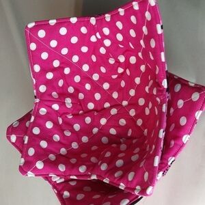 Minnie mouse polka day reversible pattern bowl cozies. Handmade New!